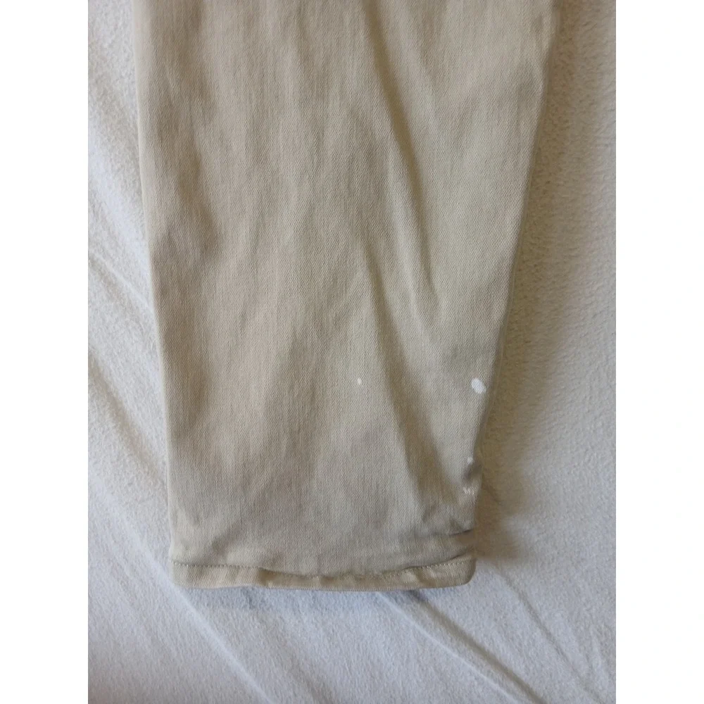 Todd snyder stretch 5 pocket jeans khaki size 31 x 30 flaw